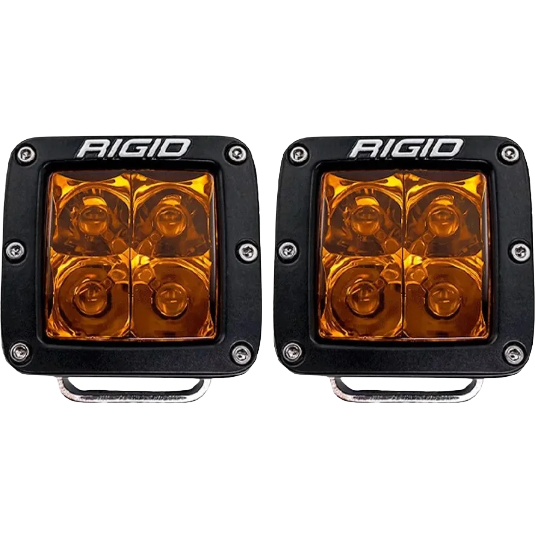 Rigid Industries \D-Series PRO Spot Amber PRO Pods (Pair)