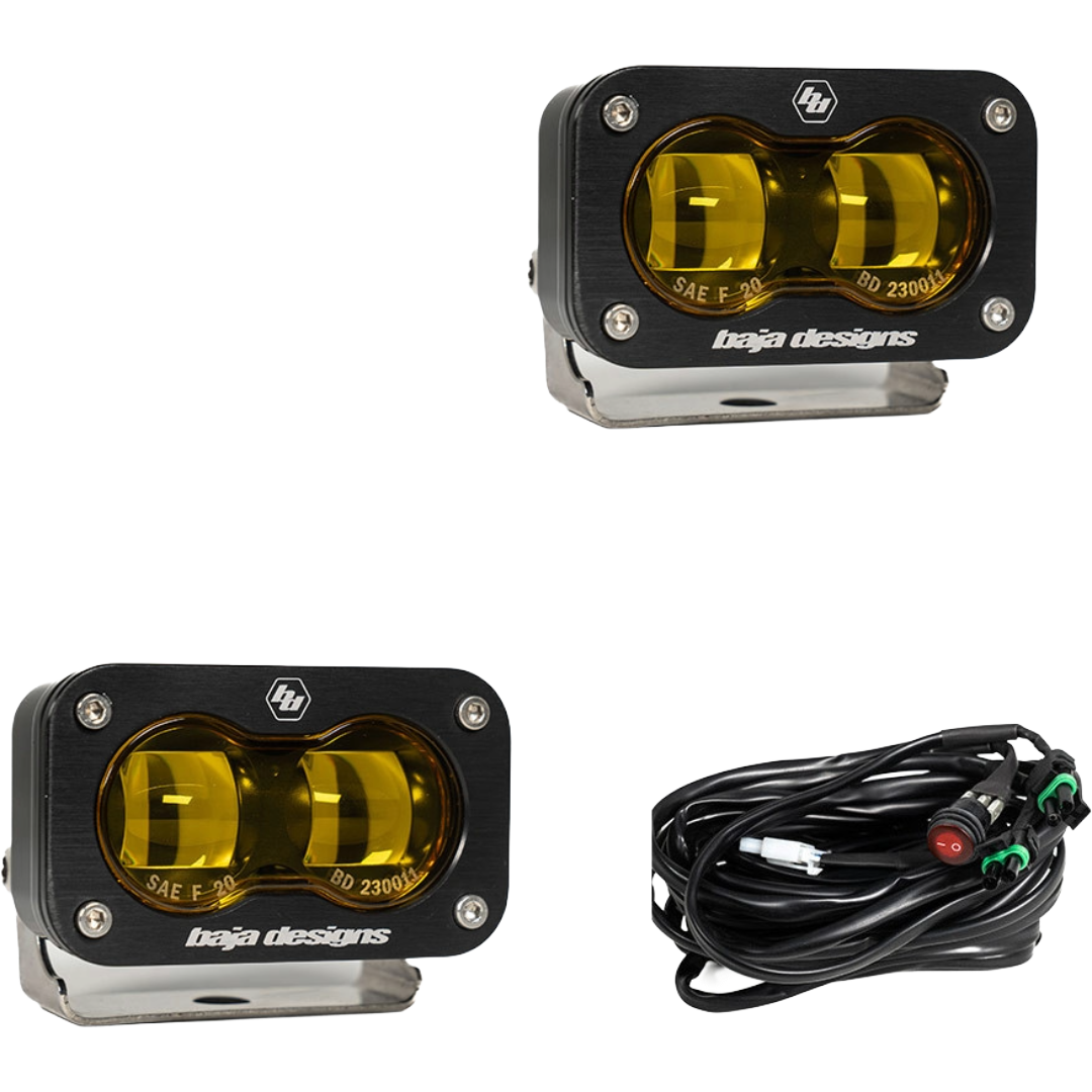 Baja Designs Universal S2 SAE LED Auxiliary Light Pod (Pair)