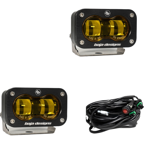Baja Designs Universal S2 SAE LED Auxiliary Light Pod (Pair)