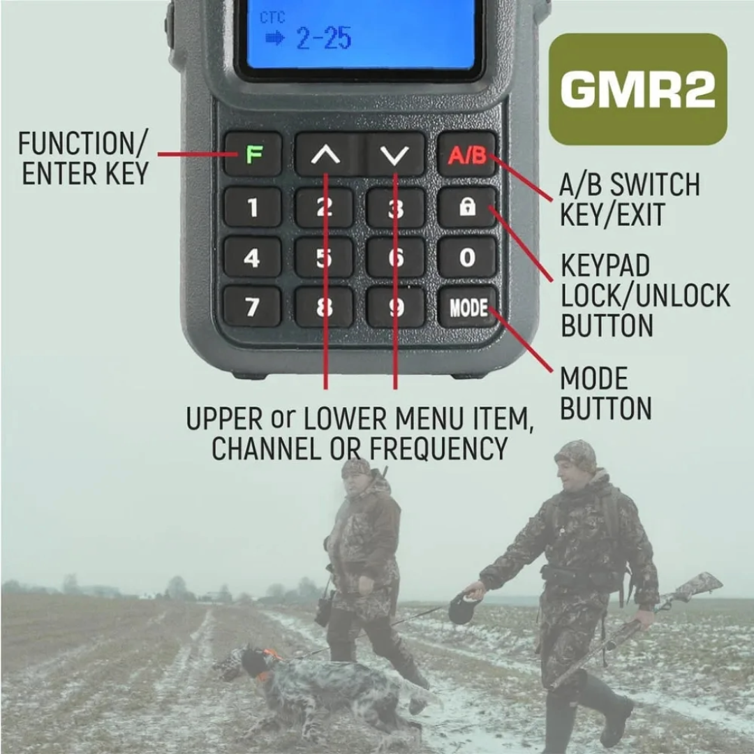 Rugged Radios GMR2 GMRS/FRS Handheld Radio (Grey)