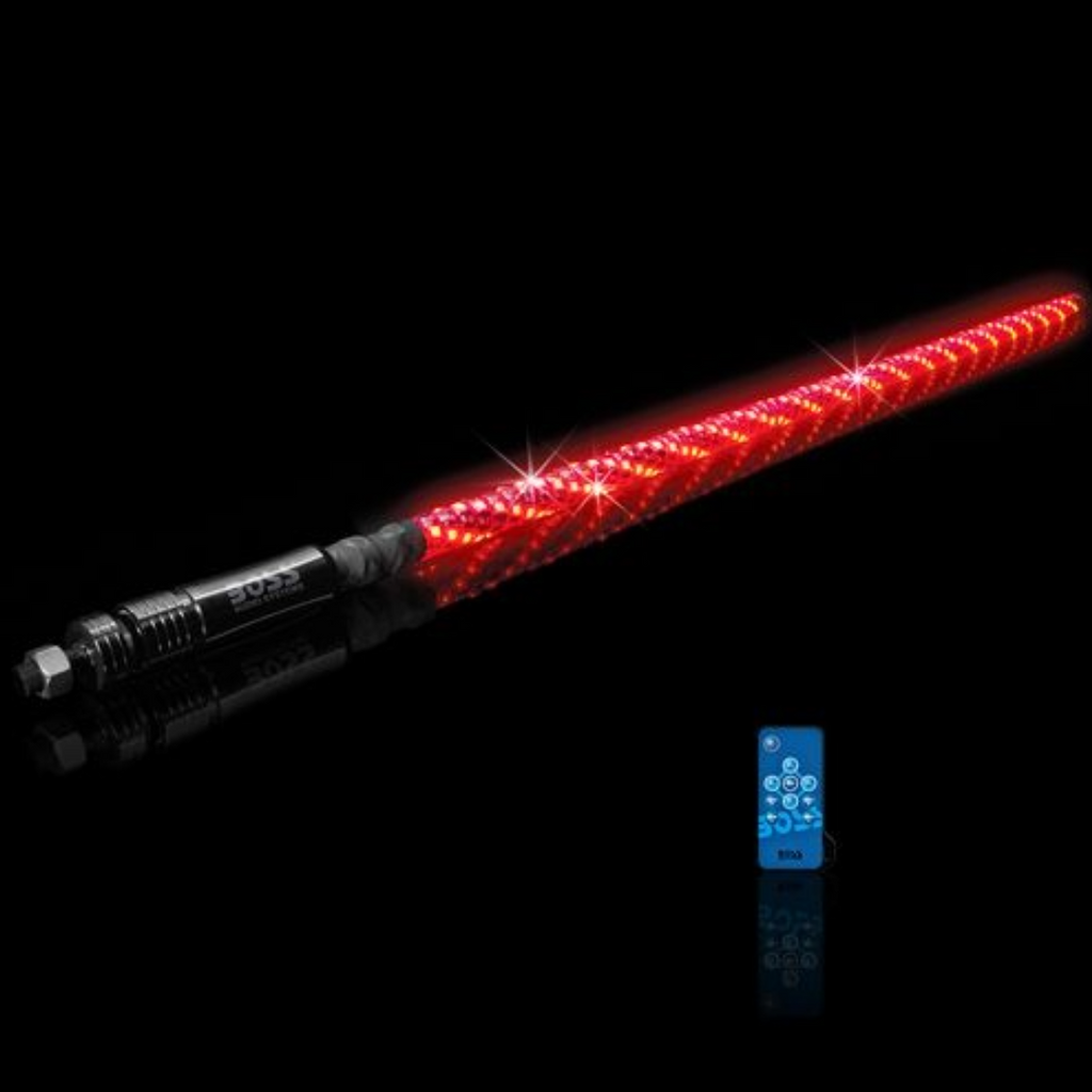 BOSS Audio WP4 RGB Whip Antenna 48” – 360° Visibility for UTV & ATV