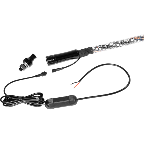 BOSS Audio WP4 RGB Whip Antenna 48” – 360° Visibility for UTV & ATV