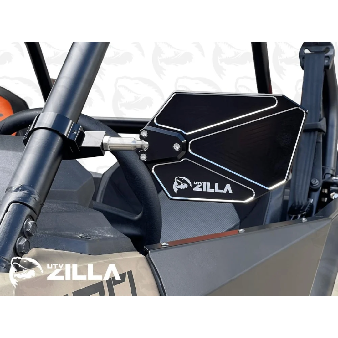 UTVZilla SABER Billet Side Mirrors (Pair)